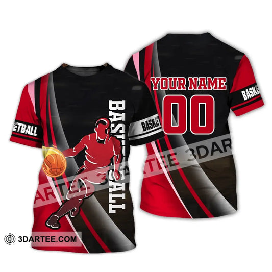 Man Shirt Basketball Custom Name T-Shirt Gift For Player / S