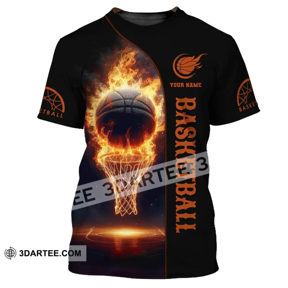 Man Shirt Basketball Custom Name T-Shirt Polo Gift For Player / S