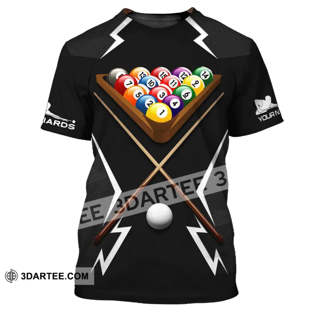 Man Shirt Custom Billiards Polo T-Shirt For Lovers T-Shirt / S