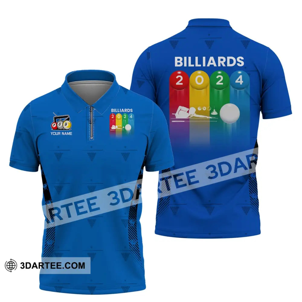 Man Shirt Custom Billiards Polo T-Shirt For Lovers / S T-Shirt