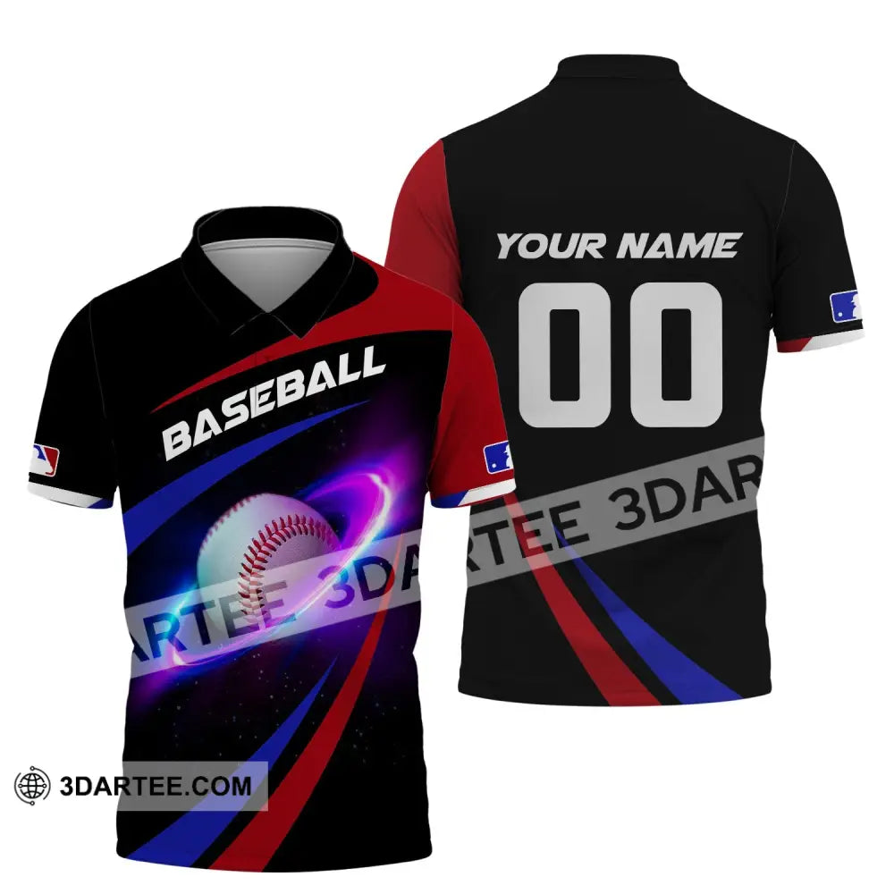 Man Shirt Custom Name And Number Baseball T-Shirt Gift For Player Polo / S