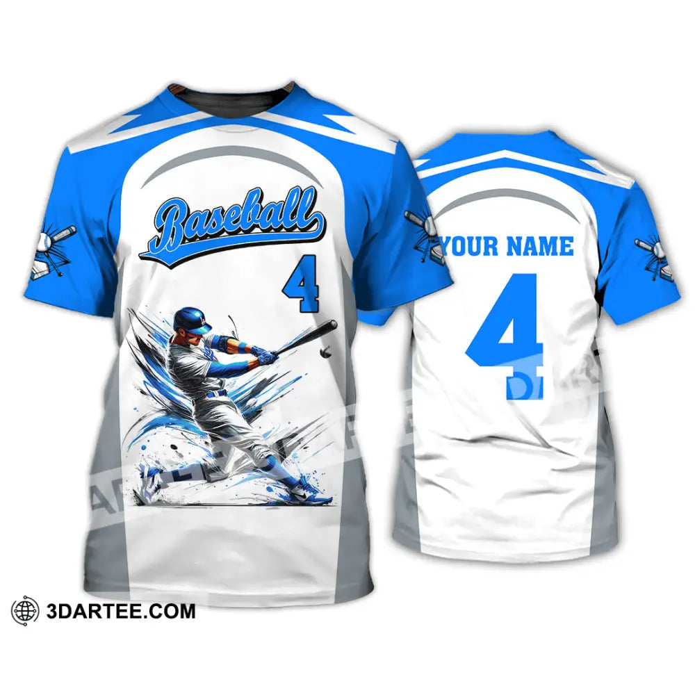 Man Shirt Custom Name Baseball Club Hoodie Polo Long Sleeve Gift For Players T-Shirt / S T-Shirt