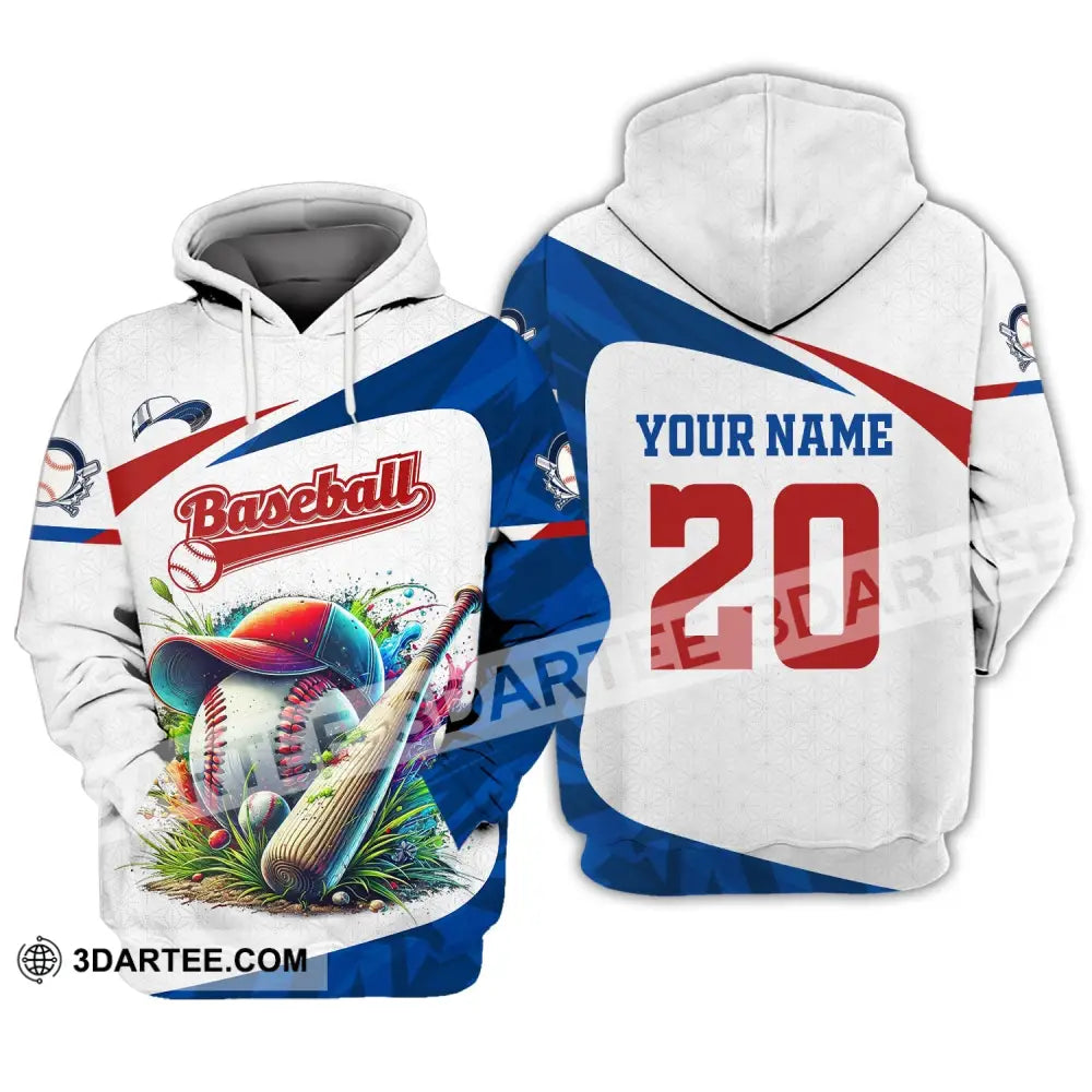 Man Shirt Custom Name Baseball Team T-Shirt Hoodie Long Sleeve Lover Apparel / S T-Shirt