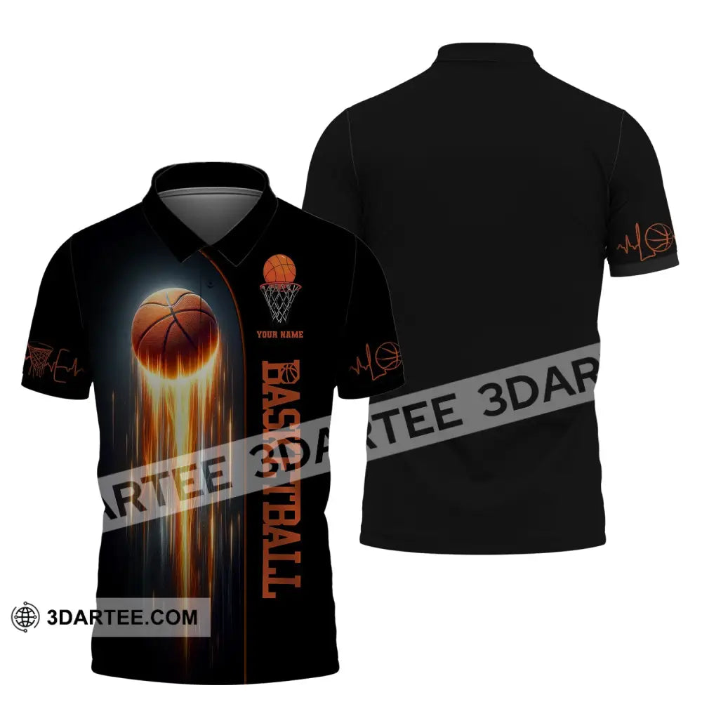 Man Shirt Custom Name Basketball Polo Gift For Player / S T-Shirt