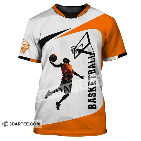 Man Shirt Custom Name Basketball T-Shirt Polo Gift For Player / S