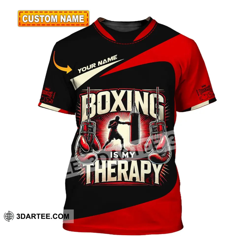 Man Shirt Custom Name Boxing T-Shirt For Club Gift Lovers T-Shirt