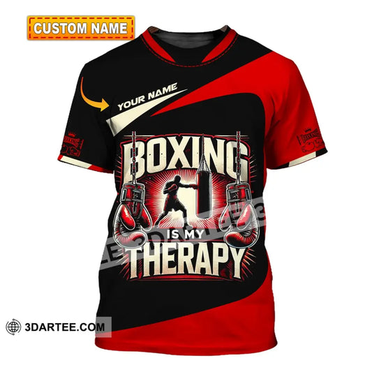 Man Shirt Custom Name Boxing T-Shirt For Club Gift Lovers T-Shirt