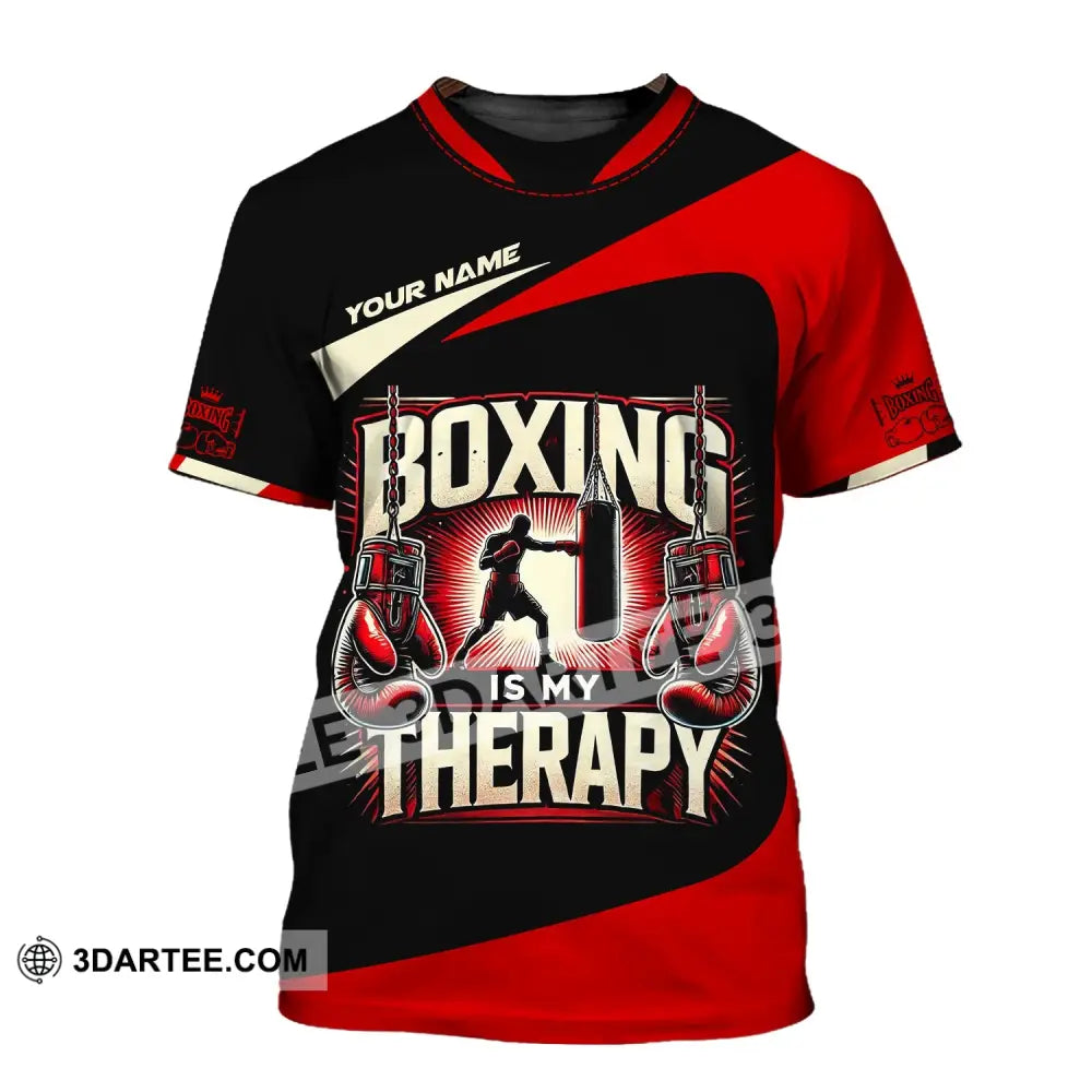 Man Shirt Custom Name Boxing T-Shirt For Club Gift Lovers / S T-Shirt