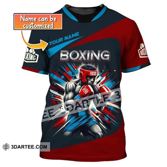 Man Shirt Custom Name Boxing T-Shirt Gift For Lover