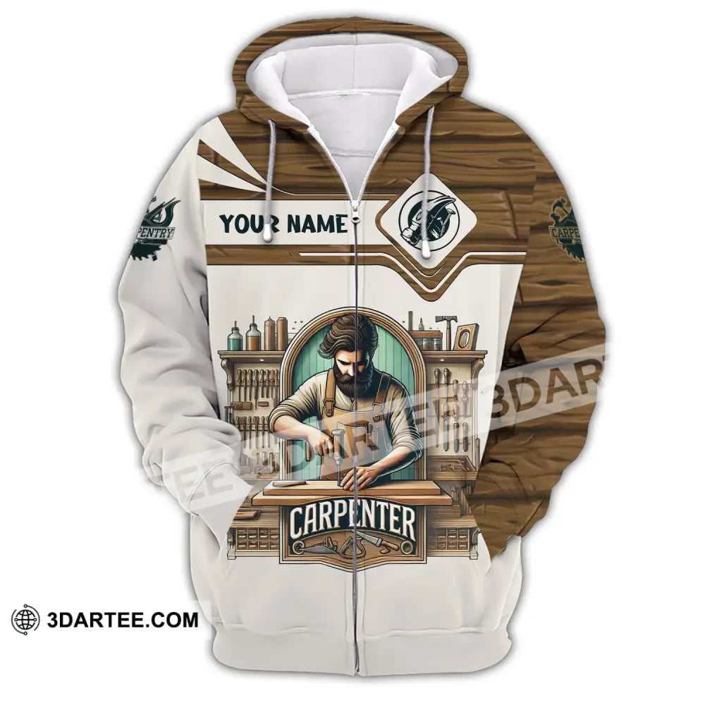 Man Shirt Custom Name Carpenter Shirt Carpenter Hoodie Polo Long Sle