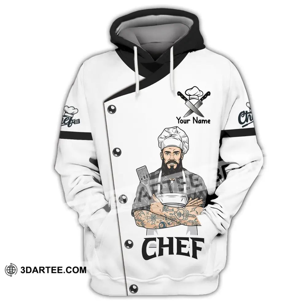 Man Shirt Custom Name Chef T-Shirt Apparel Hoodie / S T-Shirt