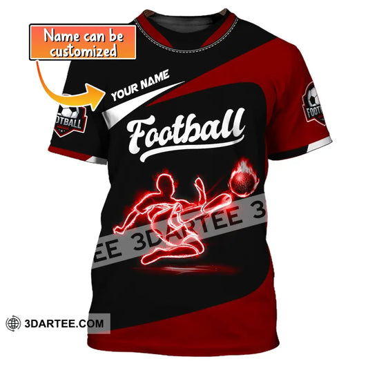 Man Shirt Custom Name Football Soccer T-Shirt Gift For Lover