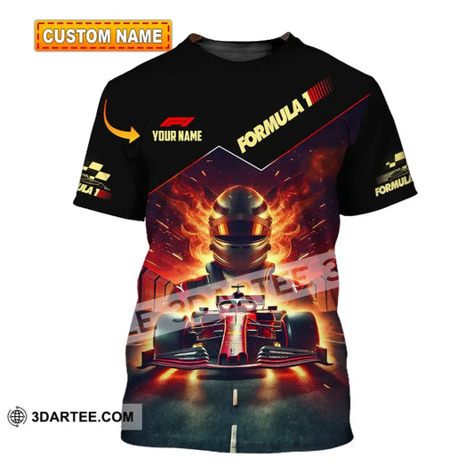 Man Shirt Custom Name Formula One F1 T-Shirt Hoodie Long Sleeve T-Shirt