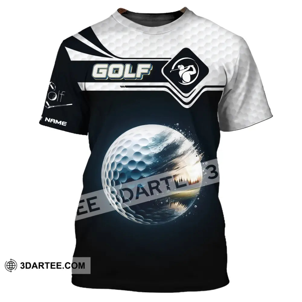 Man Shirt Custom Name Golf Gift For Lover Player T-Shirt / S