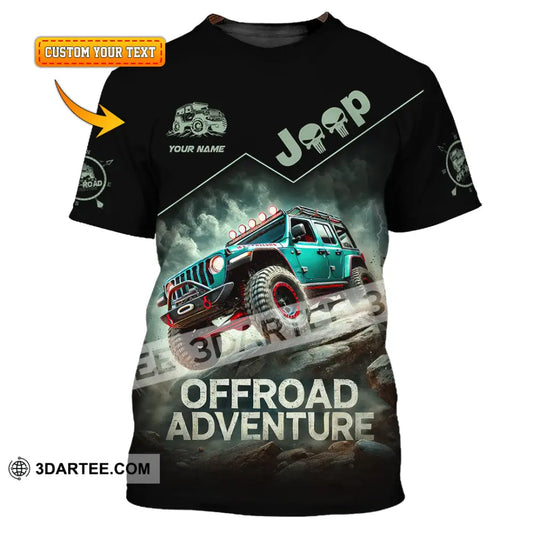 Man Shirt Custom Name Jeep Lover Gift Polo Long Sleeve Hoodie T-Shirt