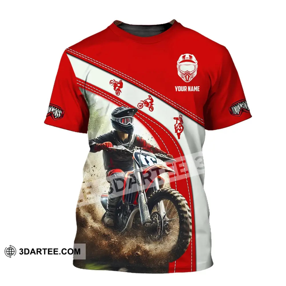 Man Shirt Custom Name Mountain Bike Polo Long Sleeve Gift Yn240803 T-Shirt / S T-Shirt