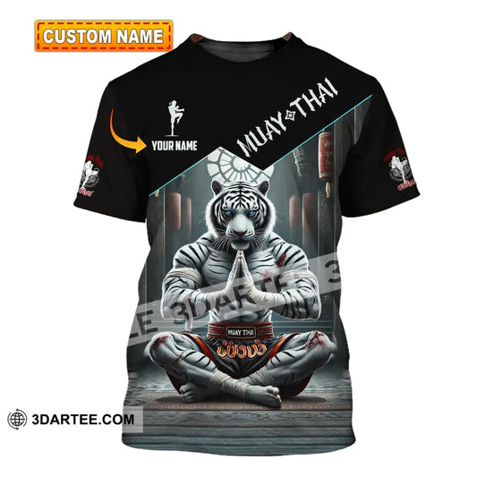 Man Shirt Custom Name Muay Thai Hoodie Polo Long Sleeve T-Shirt