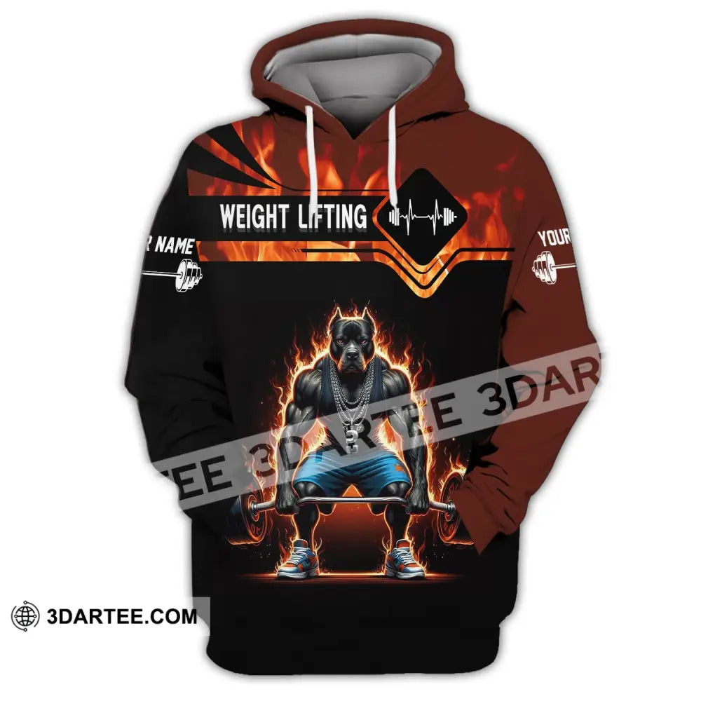 Man Shirt Custom Name Weightlifting Polo Apparel Hoodie / S T-Shirt