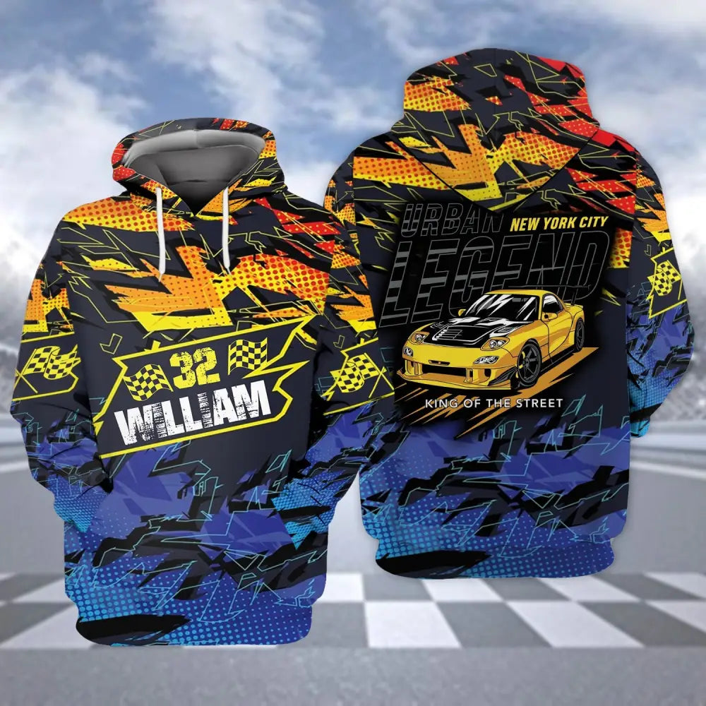 Man Shirt - Custom Racing T-Shirt Urban Legend King Of The Street For Team T-Shirt