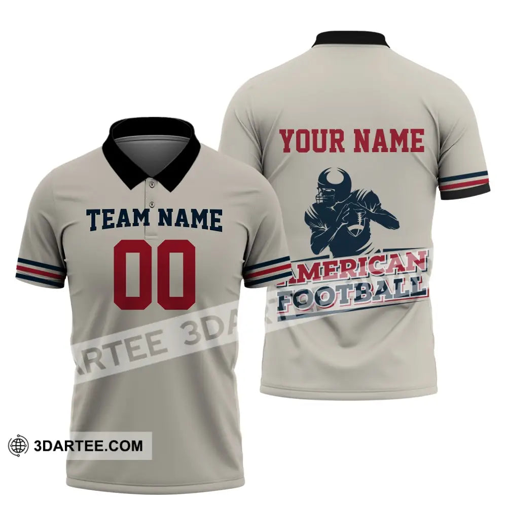 Man Shirt - Custom Rugby Football T-Shirt American Clothing Polo / S T-Shirt