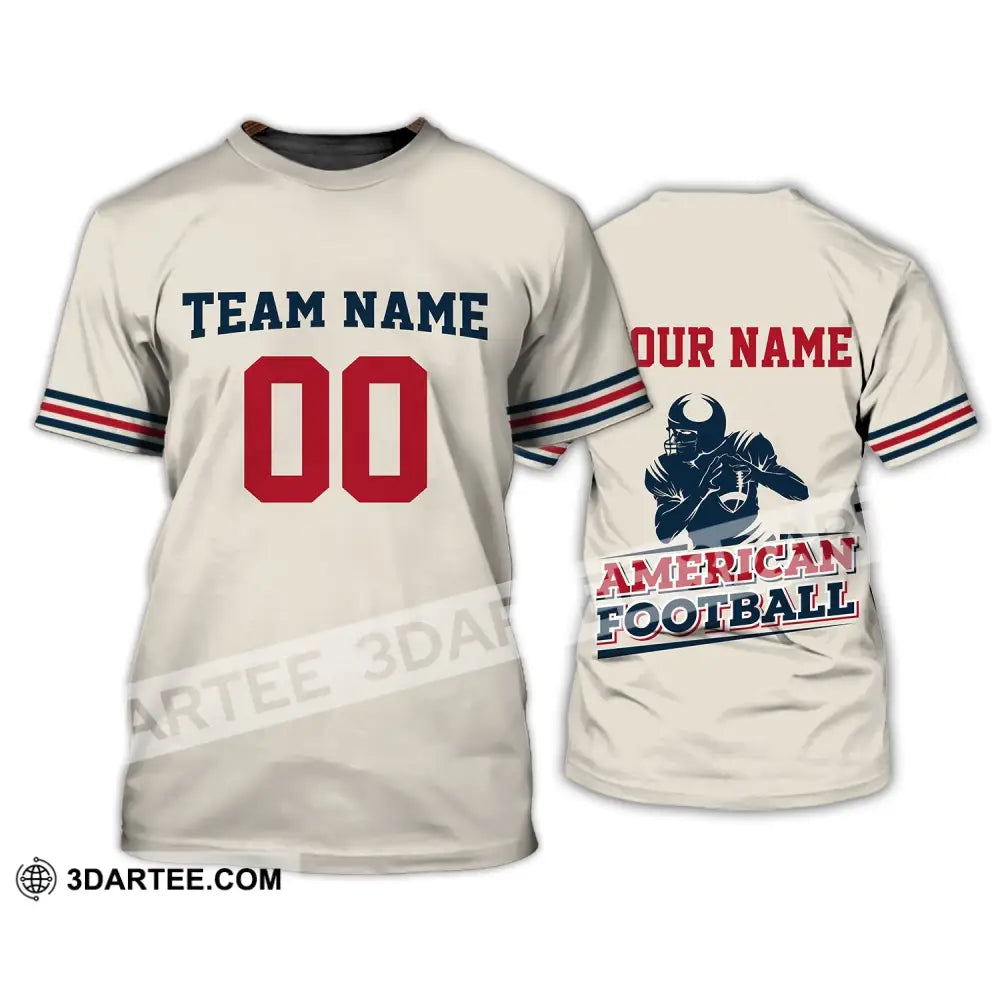 Man Shirt - Custom Rugby Football T-Shirt American Clothing / S T-Shirt