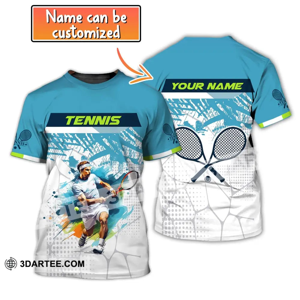 Man Shirt Custom Tennis Club Gift For Player Gifts T-Shirt