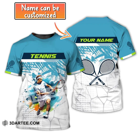 Man Shirt Custom Tennis Club Gift For Player Gifts T-Shirt