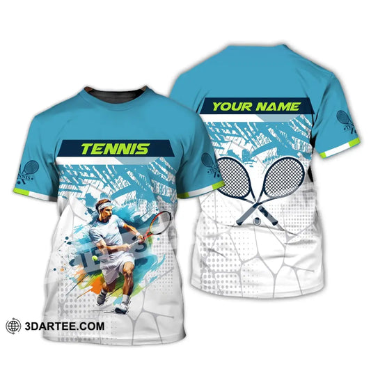 Man Shirt Custom Tennis Club Gift For Player Gifts T-Shirt / S