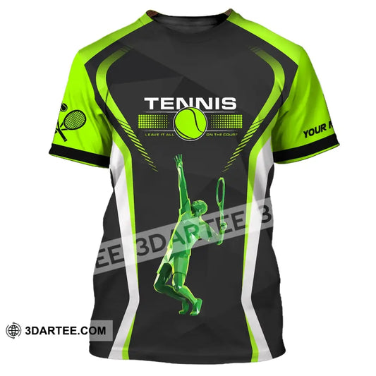 Man Shirt Custom Tennis Team Gift For Player Gifts T-Shirt / S