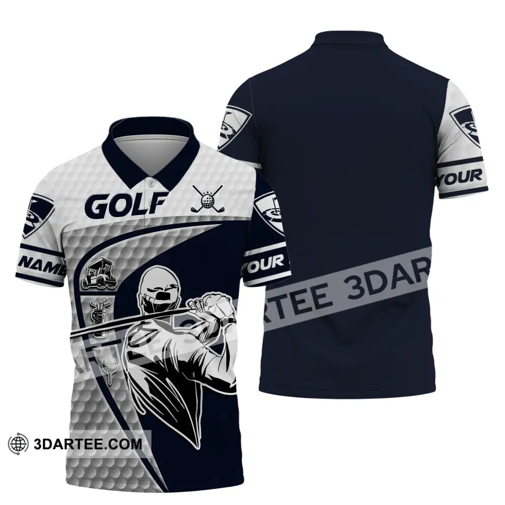 Man Shirt Golf Polo Gift For Golfer Tee Golfing Gifts / S T-Shirt