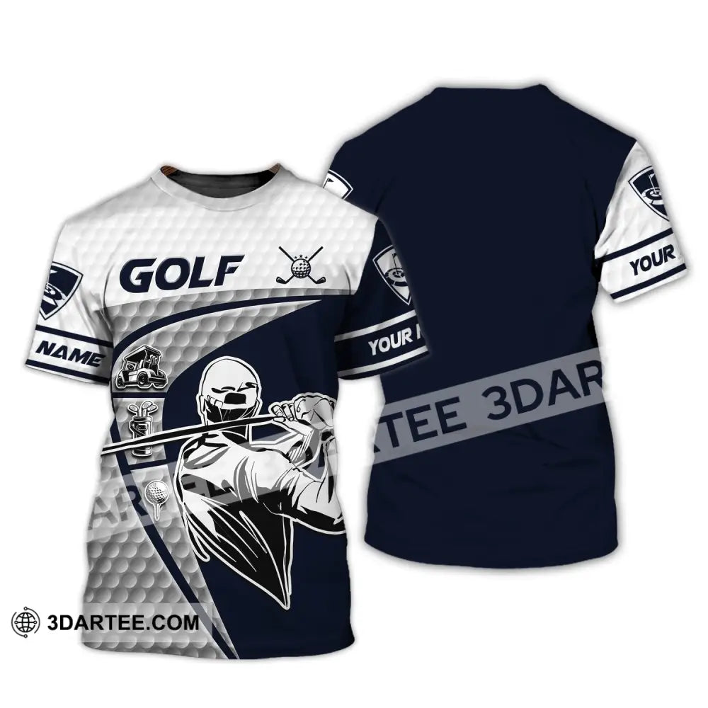 Man Shirt Golf Polo Gift For Golfer Tee Golfing Gifts T-Shirt