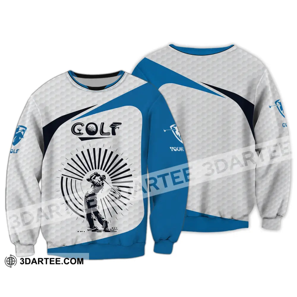 Man Shirt Golf Polo Gift For Golfter Tee Golfing Gifts Long Sleeve / S T-Shirt