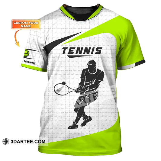 Man Shirt Tennis T-Shirt Lover Gift Player Apparel / S