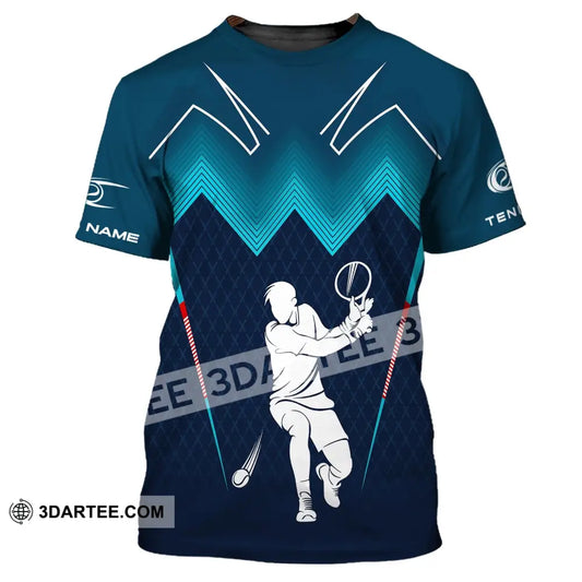 Man Shirt Tennis T-Shirt Lover Gift Player Apparel / S