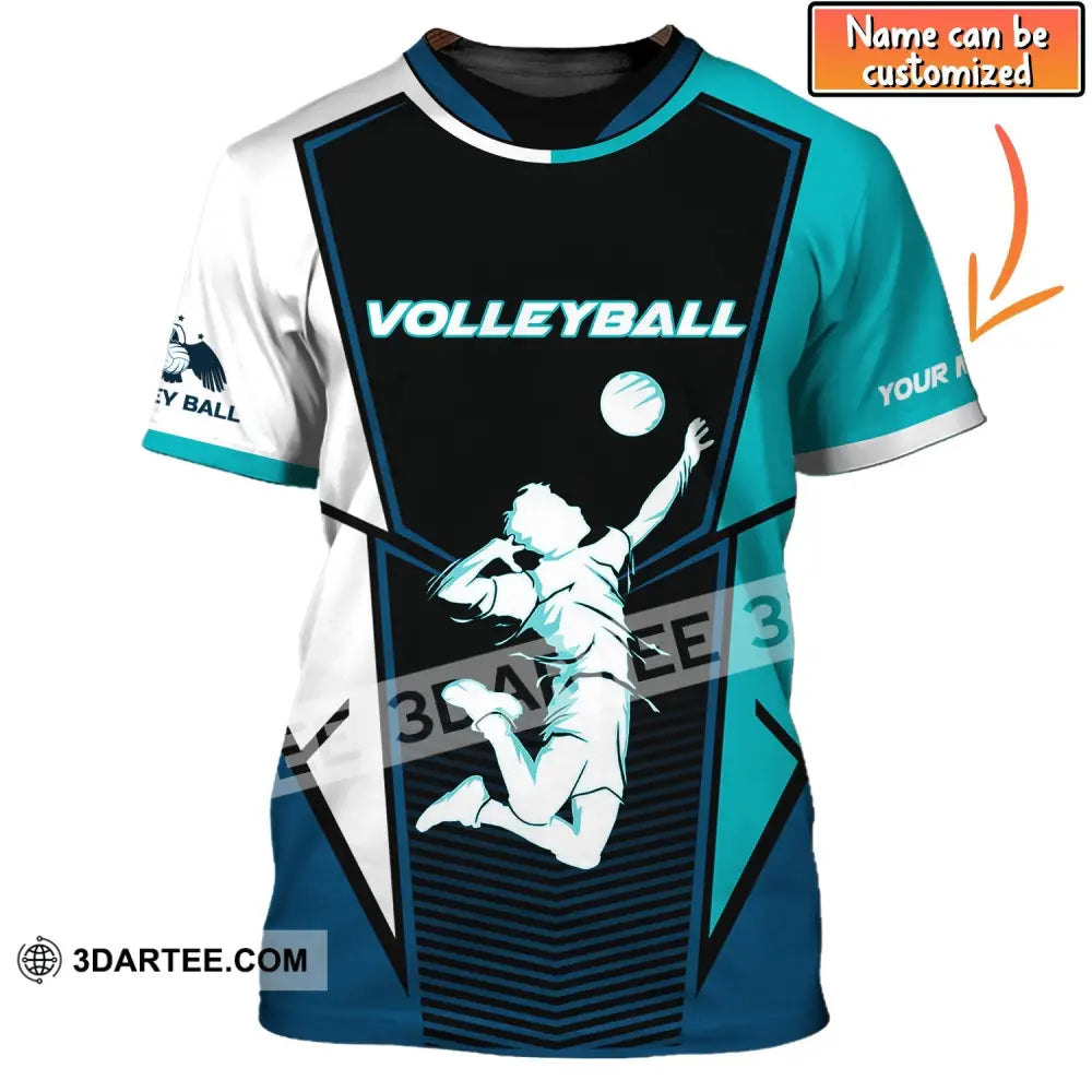 Man Shirt Volleyball Custom Team T-Shirt For Club Gift Players