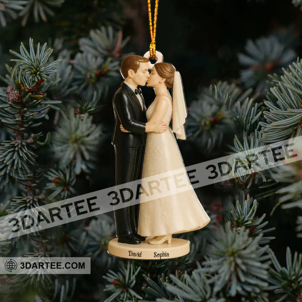 Married Couple Home Decor Christmas Ornament Personalized Ornament Ornament