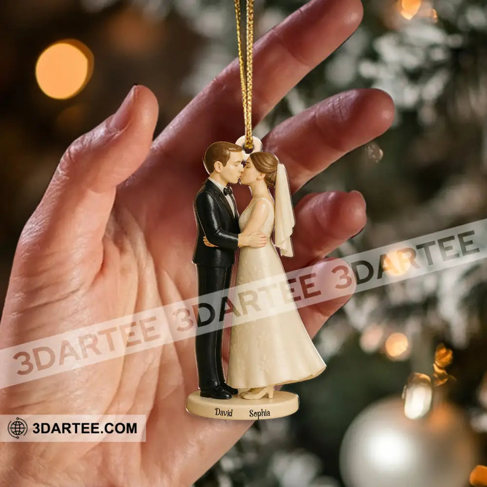 Married Couple Home Decor Christmas Ornament Personalized Ornament Ornament