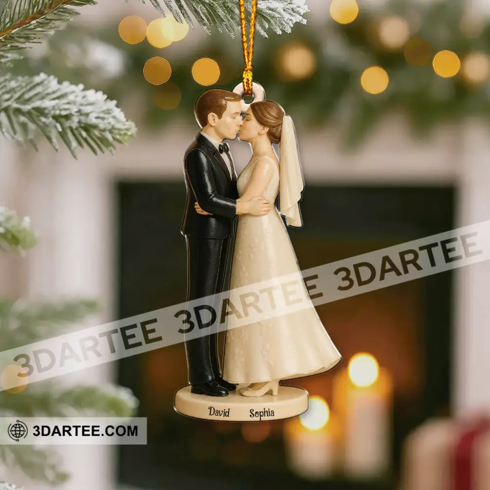 Married Couple Home Decor Christmas Ornament Personalized Ornament Ornament