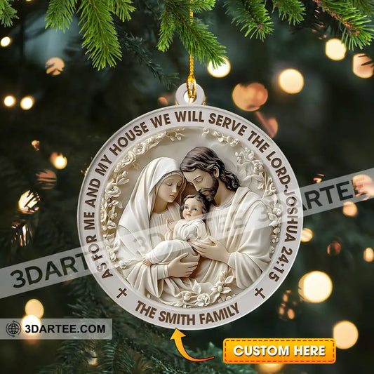Mary Jesus Christmas Ornament Personalized Ornament 3.54’’ / 1 Ornament Ornament