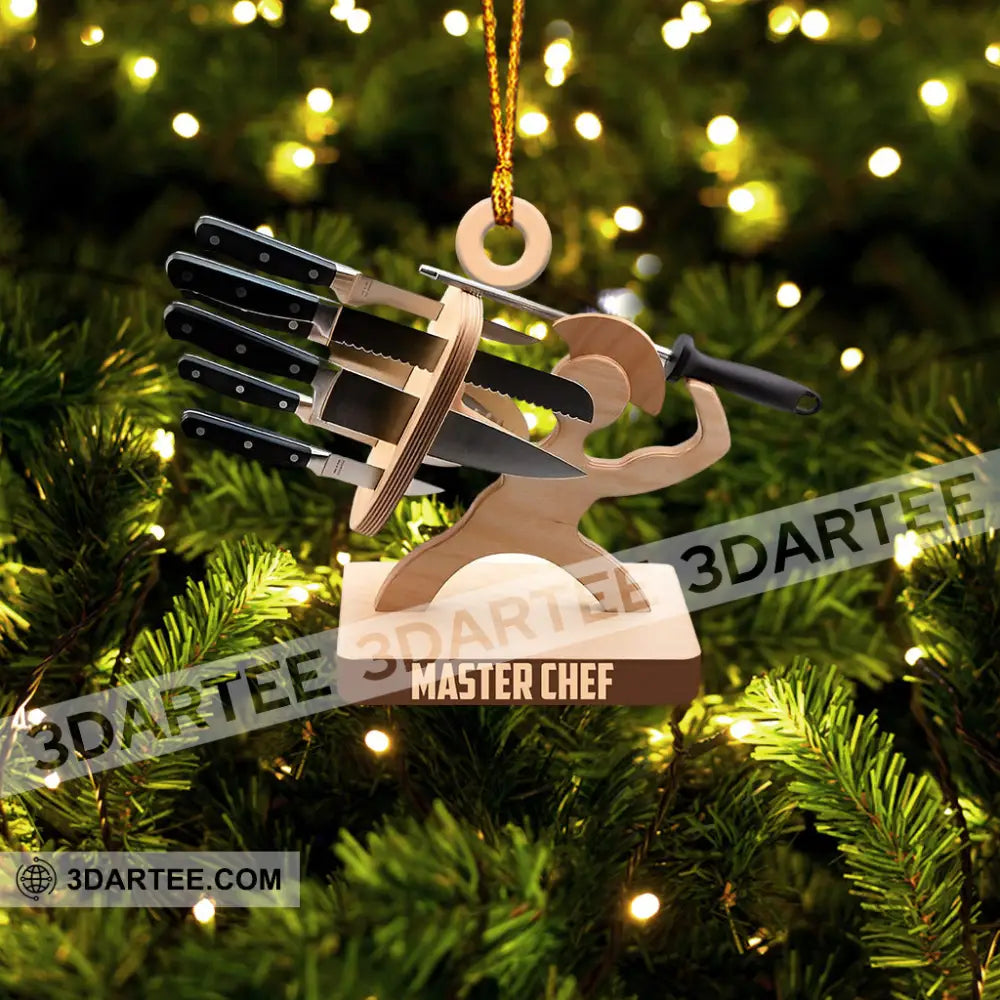 Master Chef Christmas Ornament Personalized Ornament Ornament