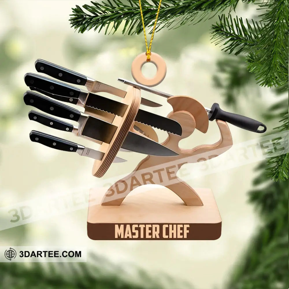 Master Chef Christmas Ornament Personalized Ornament Ornament
