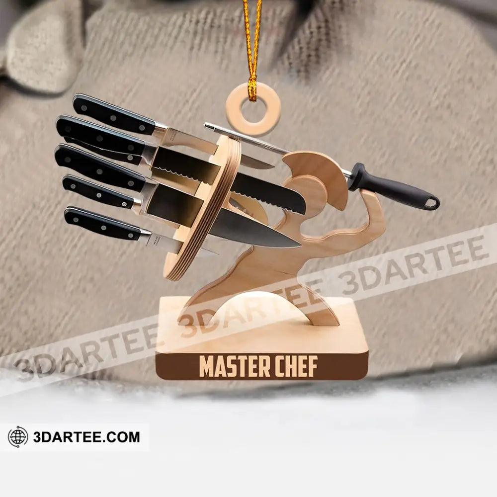 Master Chef Christmas Ornament Personalized Ornament Ornament