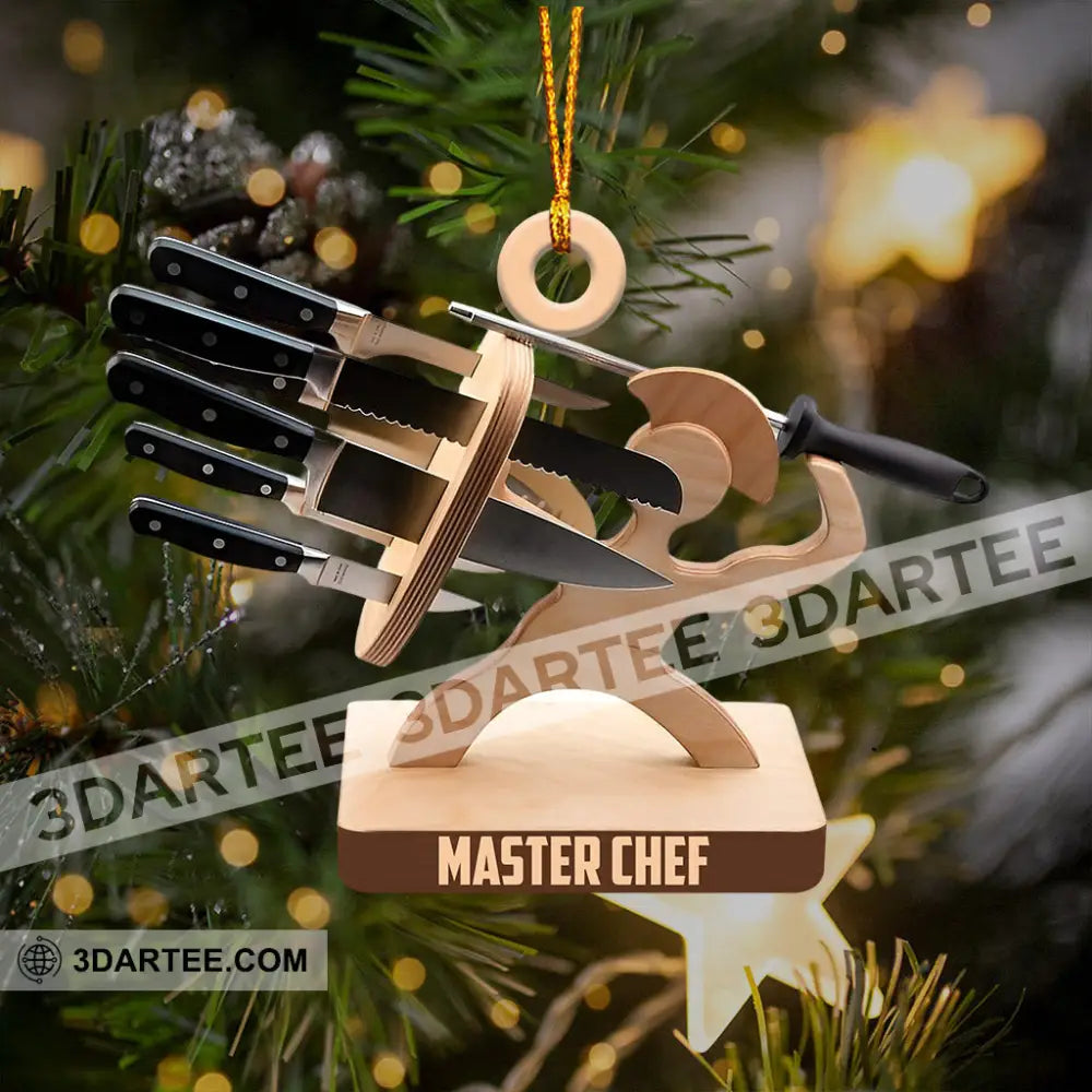 Master Chef Christmas Ornament Personalized Ornament Ornament