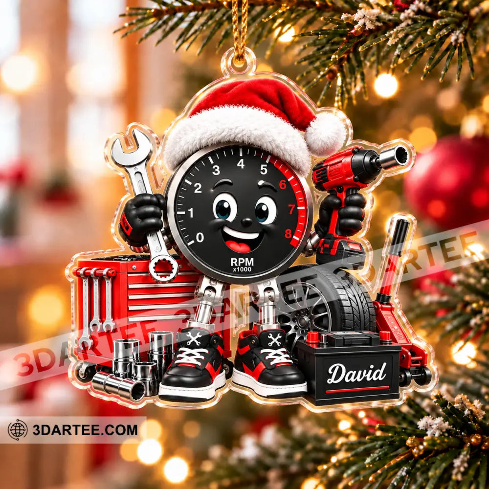 Mechanic Home Decor Christmas Ornament Personalized Ornament - Ornament