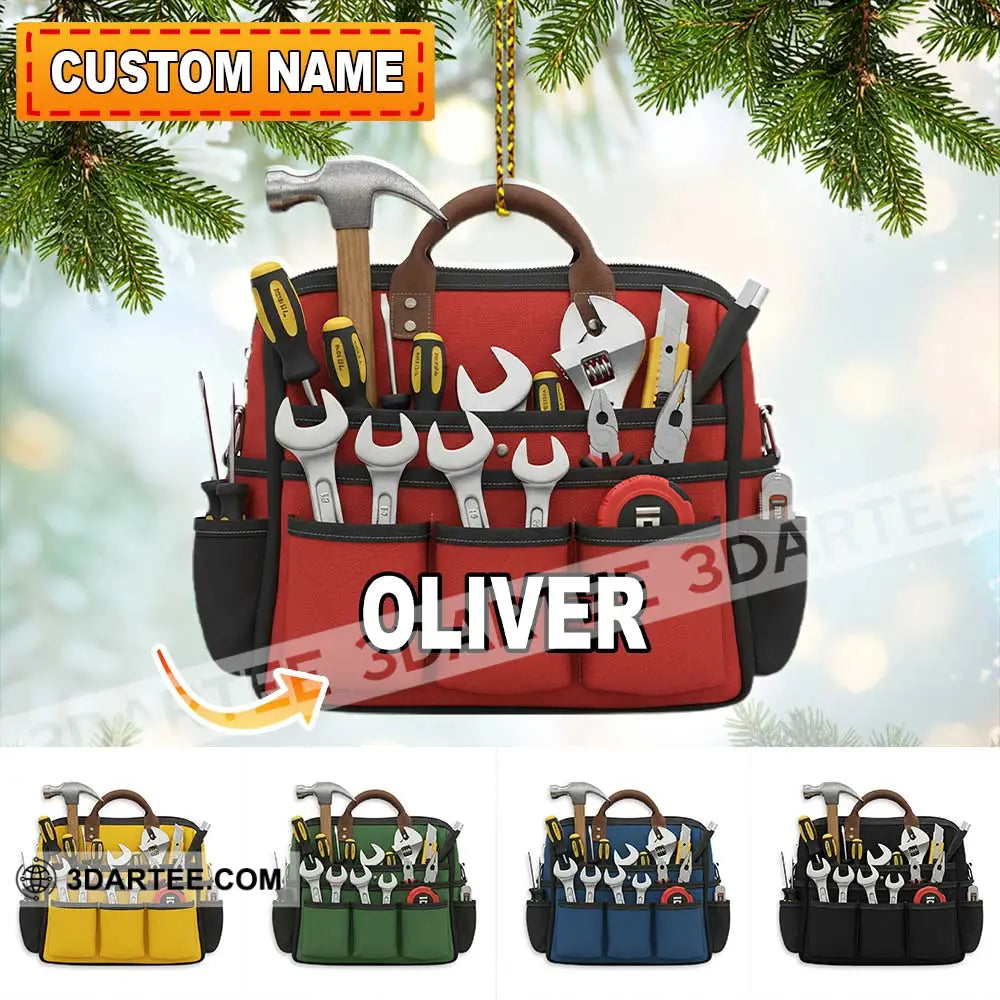 Mechanic Home Decor Christmas Ornament Personalized Ornament 3.54’’ / 1 Ornament Ornament