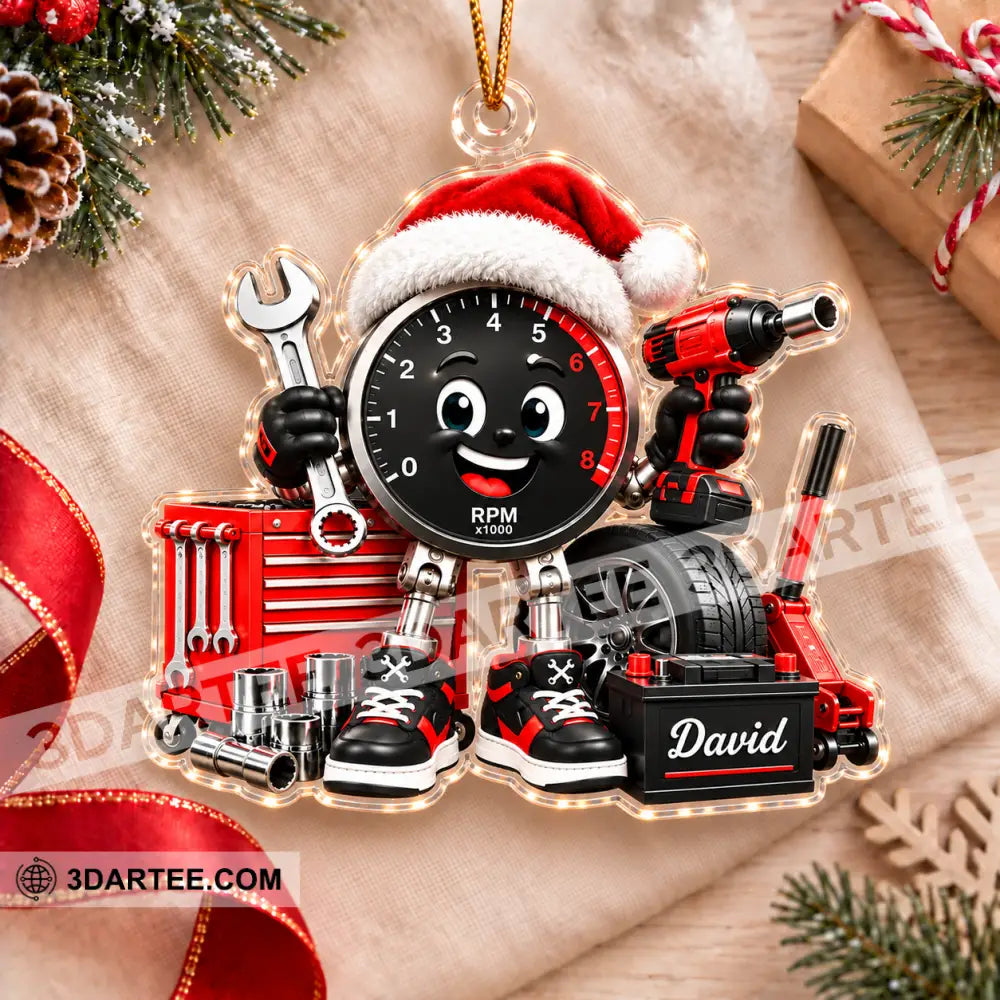 Mechanic Home Decor Christmas Ornament Personalized Ornament - Ornament