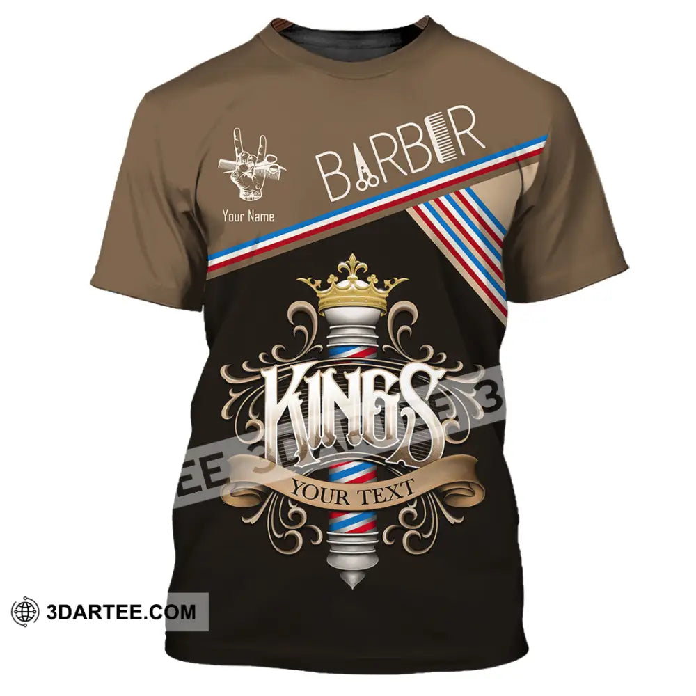 Men Shirt Custom Barber Kings Shirt T Shirt / S T shirt