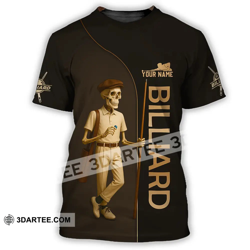 Men Shirt - Custom Billiards Shirt T-Shirt / S T-shirt