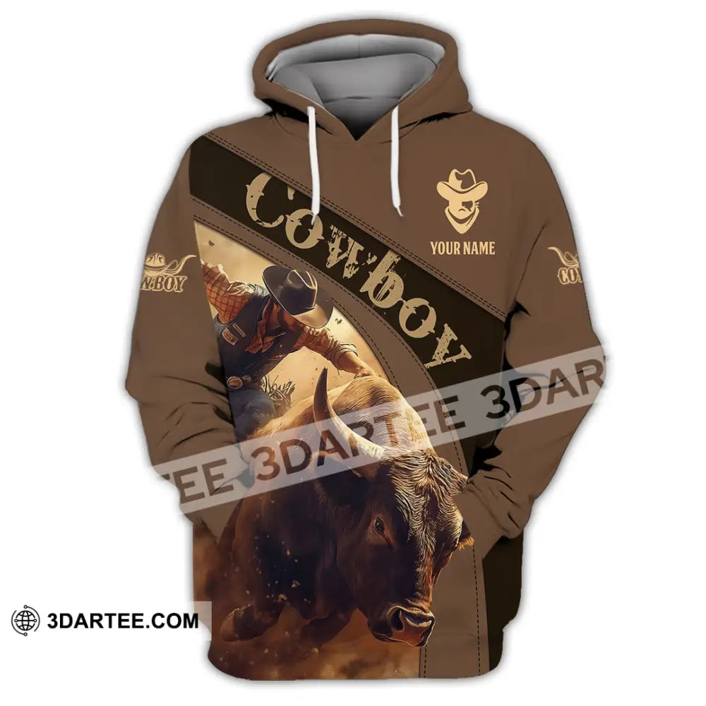 Men Shirt - Custom Cowboy Shirt - Hoodie / S - T-shirt