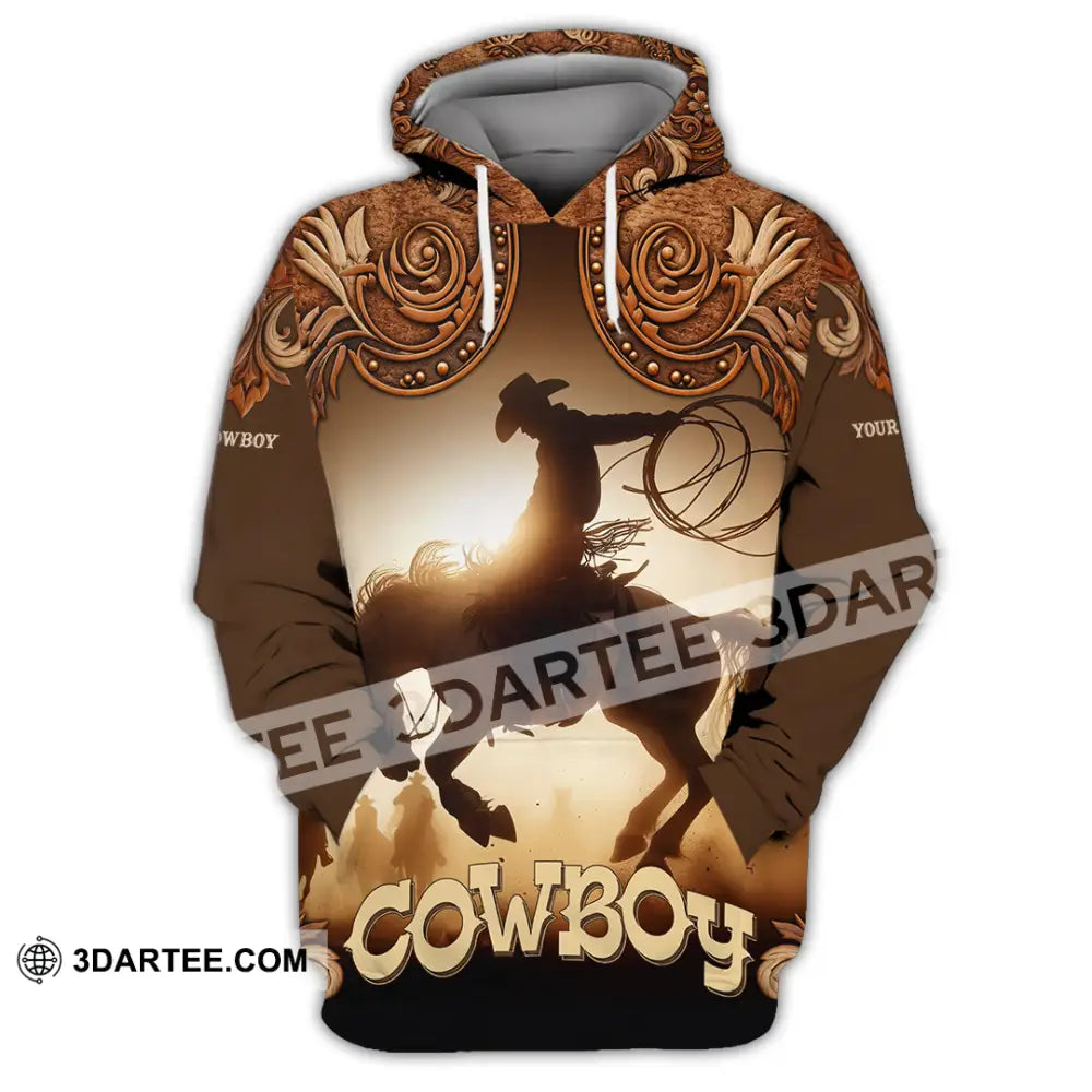 Men Shirt - Custom Cowboy Shirt - Hoodie / S - T-shirt